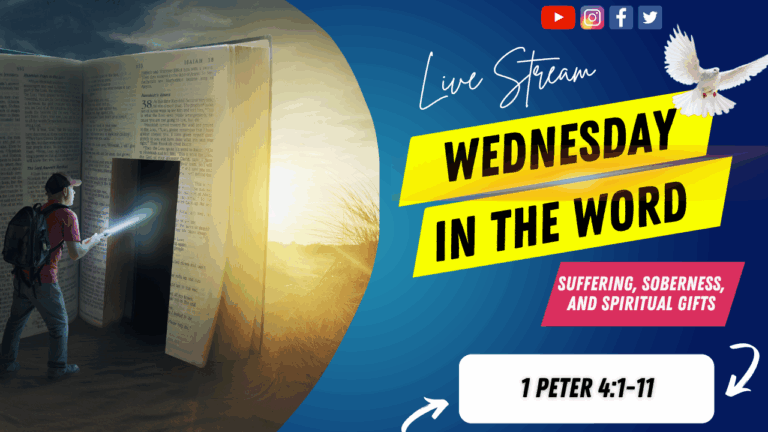 Suffering, Soberness, and Spiritual Gifts | Wednesday in The Word for June 25, 2025